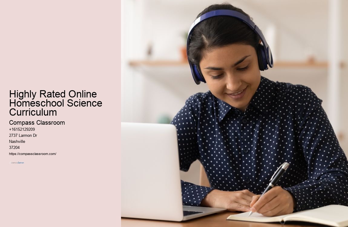 Highly Rated Online Homeschool Science Curriculum