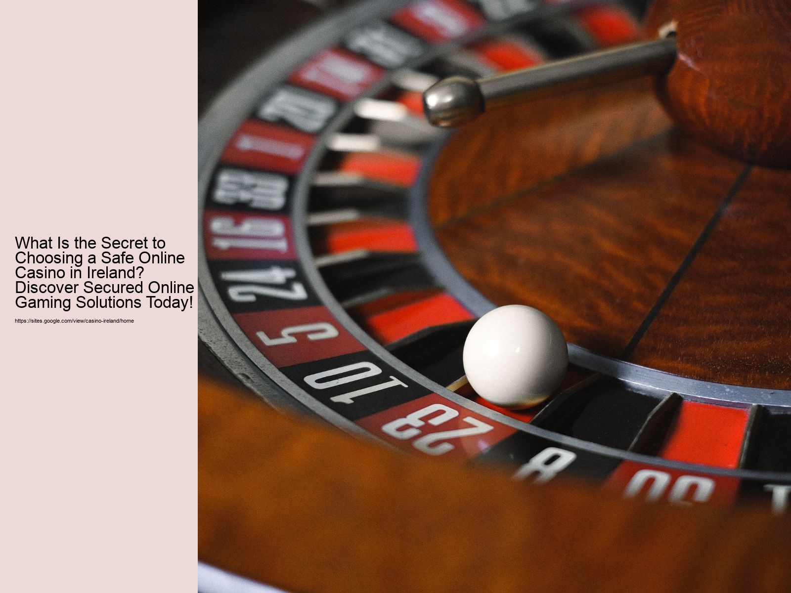 What Is the Secret to Choosing a Safe Online Casino in Ireland? Discover Secured Online Gaming Solutions Today!