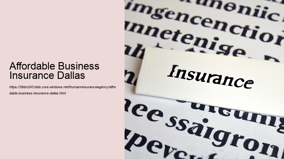 Affordable Business Insurance Dallas